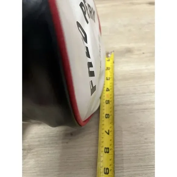 Fred Perry Classic Barrel Holdall Bag Duffle Travel‎ Black White Punk Oi! Blitz - Picture 13 of 14